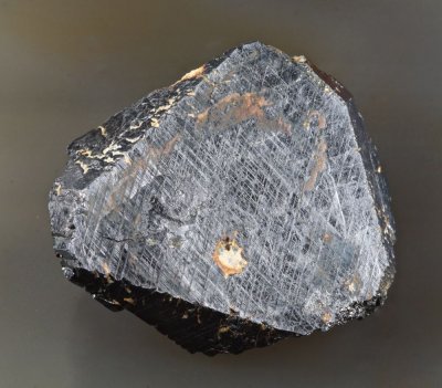 A large (43 mm) tabular crystal of ilmenite from Zagi Mountain, Federally Administered Tribal Area, near Peshawar, Pakistan