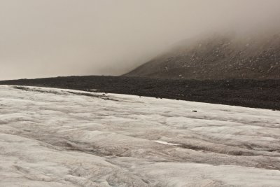 Glacier and moraine