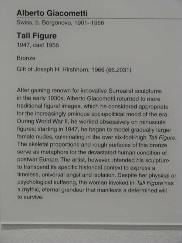 Description for Tall Figure Statue