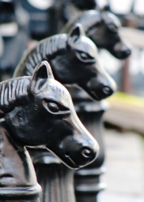 Whrought Iron Horse Heads
