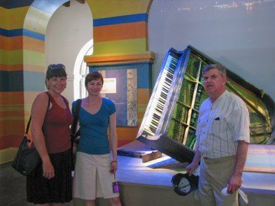 Friends at the Hurrican Katrina Museum