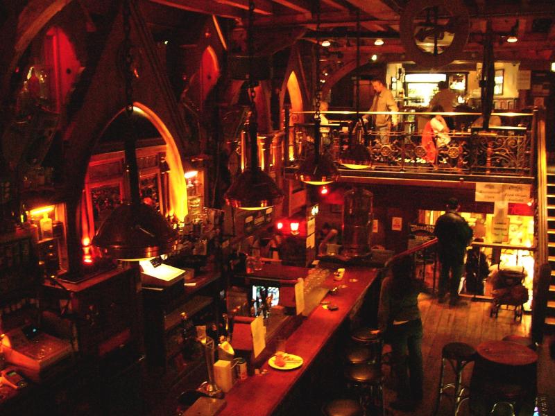 The main bar inside the Quays