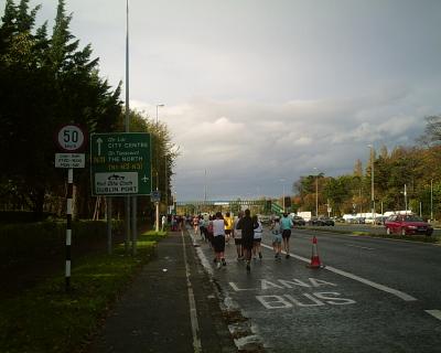 Main thoroughfare leading to Centre City Dublin