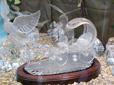 Glass sculpture