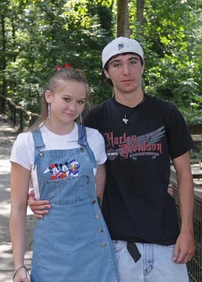 MY GRANDDAUGHTER AND HER FRIEND - ISO 200
