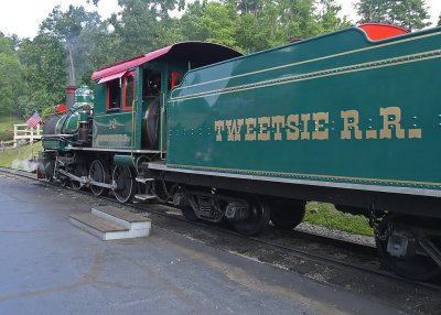 TWEETSIE RAILROAD STEAM TRAIN - BOONE, NORTH CAROLINA