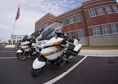 SHERIFF'S DEPARTMENT MOTORCYCLES  -  SONY 16mm f/2.8 LENS WITH MATCHING SONY FISHEYE CONVERTER
