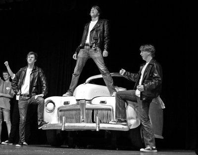 GREASE  -  ISO 1600  -  SONY/ZEISS 24mm f/1.8 LENS  -  PREVIOUS IMAGE CONVERTED TO B&W