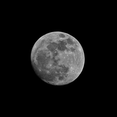 MOON  -  TAKEN, HAND-HELD, WITH A SONY 18-200mm E-MOUNT LENS