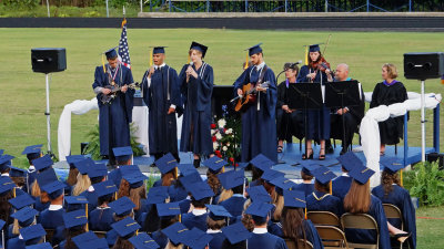 WEST HENDERSON HIGH SCHOOL GRADUATION CEREMONY  -  CROPPED VERSION OF THE PREVIOUS IMAGE