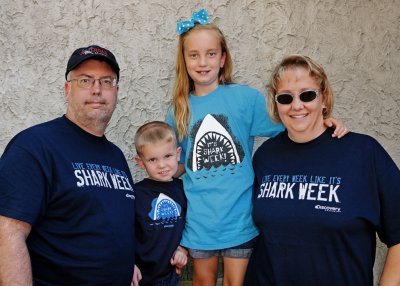 THE BUTLER CLAN CELEBRATES SHARK WEEK  -  TAKEN WITH A SONY/ZEISS 24mm f/1.8 E-MOUNT LENS