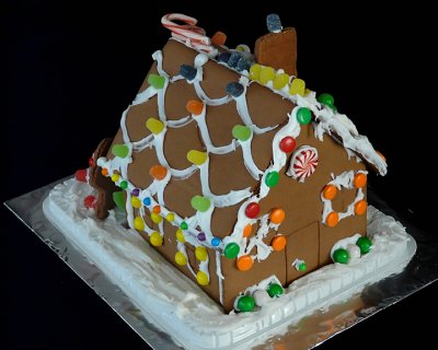 GINGERBREAD HOUSE - REAR VIEW