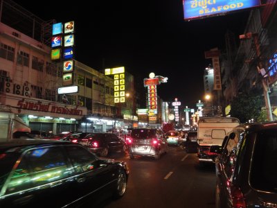 china town at night
