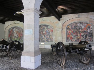 cannons and murals