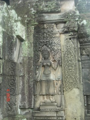 carvings in bayon temple.....