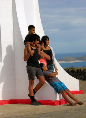 A local Maori Family