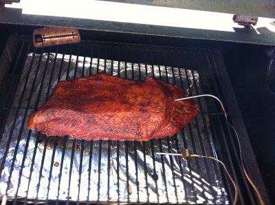 smoked beef brisket