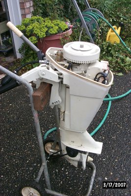 Chrysler 6 hp outboard  - $150.