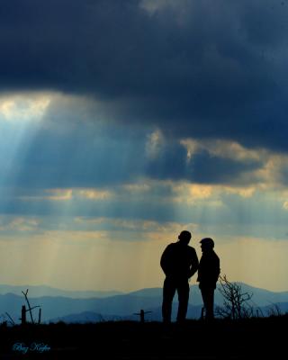 Crepuscular Rays - Clingman's Dome