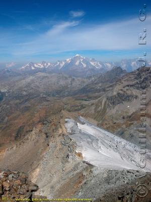 Southern side of Mont Blanc since Archeboc Peak (3272m)