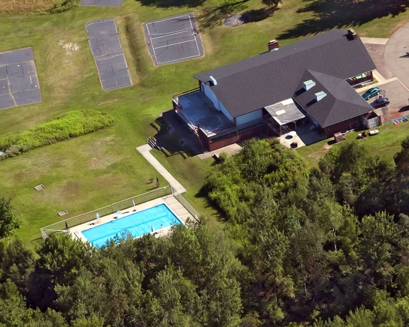 Aerial View of the JCC Camp at Daleville