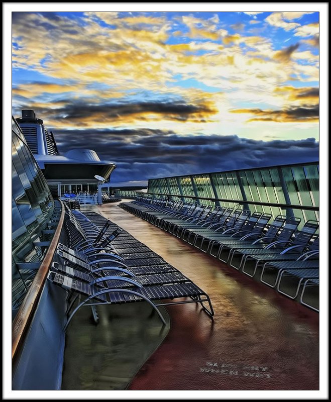 Glorious Sunrise Aboard the Jewel