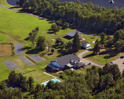 Aerial View of the JCC Camp at Daleville