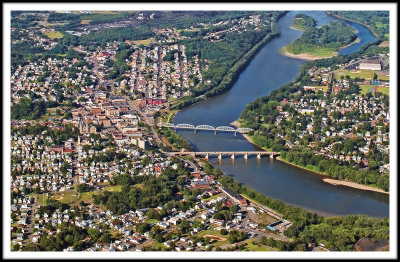 Pittston Bridges - A View from Higher Up