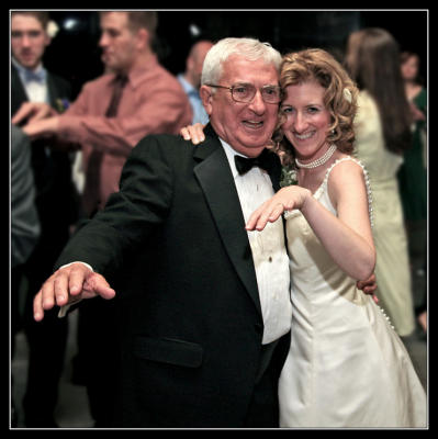 Dad and Bride Dancing up a Storm