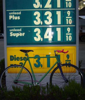 Du prix du carburant... ce vélo s'en fout !