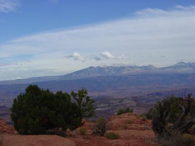  La Sal  MTN'S with some snow on them !!!Red