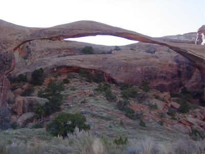 Saturday and Sunshine kid & Montego are last one's still around, so we took in LANDSCAPE  ARCH.