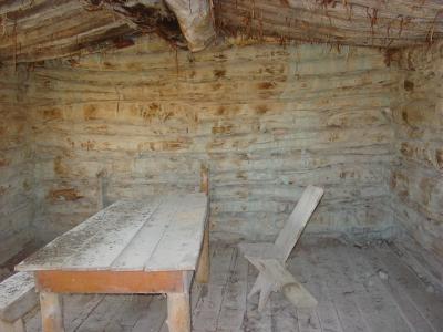 Inside room of this log cabin!!!