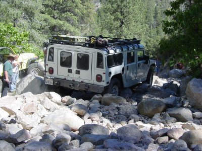 H1 Hummer trying out on the rocks !!!