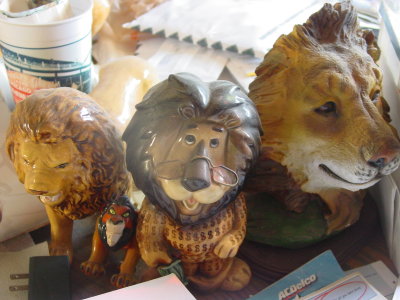 Four of how many Lion's in and around my Casa !!!!