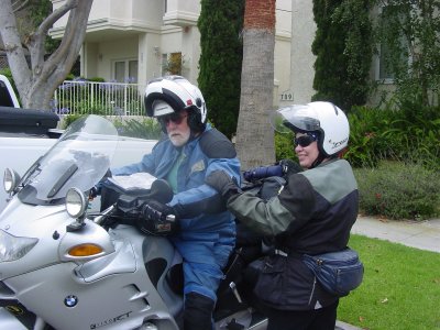 My lady friend Kate and hubby go to a BMW outing !!!