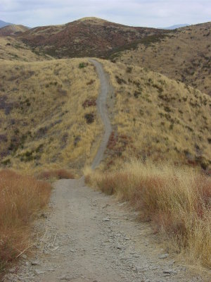 Part of trail over hill and dale !!!