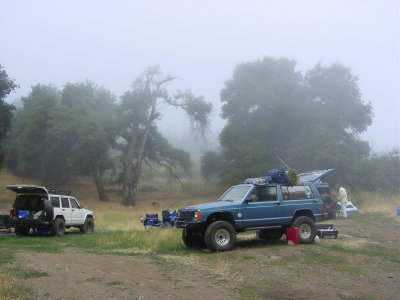 Our Saturday night's camp with a-lot of fog !!!!