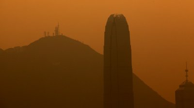 Hazy twilight