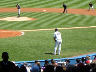 Giambi on deck