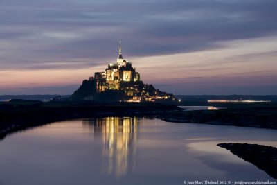 Mont Saint Michel at Dusk