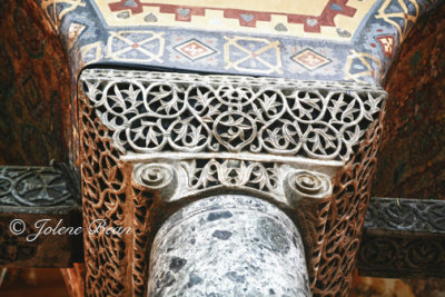 Pillar in the Blue mosque