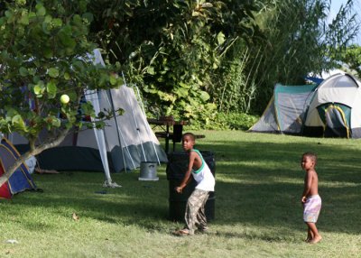 Bermuda: Long Bay park campers