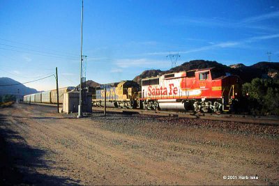 Cajon and Tehachapi Pass Trains 1981 - Present