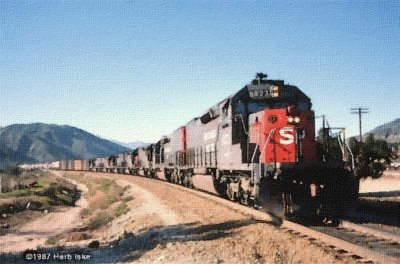 Southern Pacific Drifts Down the Cutoff