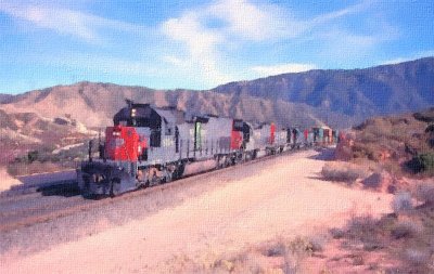 Southern Pacific through Cajon