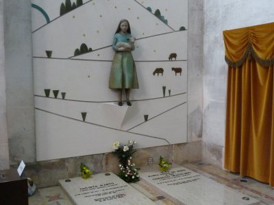 Inside the Basilica of the Rosary