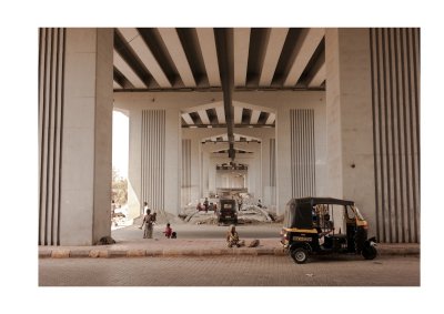 Under an elevated highway, Dahisar