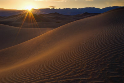 Mesquite Dunes, Sunset