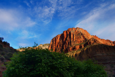 Roaring Springs Cliffs at Sunset